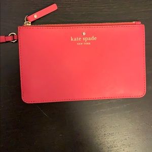 Kate Spade leather pencil pouch